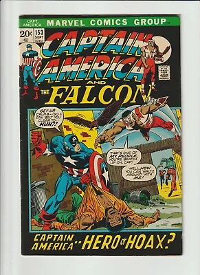 Buy Captain America 153 VF-  7.5     1st Cameo App Jack Monroe       Marvel   • 34.99£