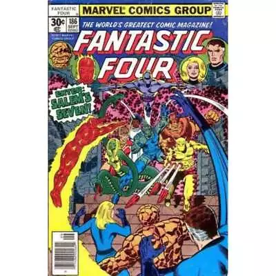 Buy Fantastic Four (1961 Series) #186 In Fine Condition. Marvel Comics [v • 6.01£