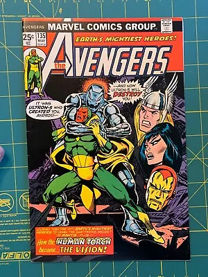 Buy The Avengers #135 - May 1975 - Vol.1 - Minor Key      (7605) • 20.51£