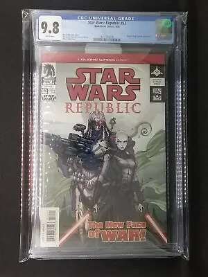 Buy STAR WARS Republic #52 CGC 9.8 (Dark Horse 2003) 1st Cover Asajj Ventress, Durge • 175.89£