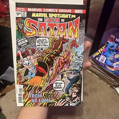 Buy Marvel Spotlight #12 Son Of Satan Origin Facsimile Edition 2019 Marvel Comic VF- • 4.02£