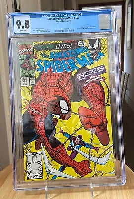 Buy Amazing Spider-Man #345 CGC 9.8 White Pages Cletus Kasady Venom Silver Sable • 79.59£