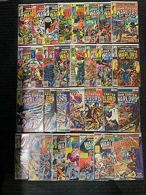 Buy John Carter Warlord Of Mars  1-28 & Annuals 1-3   Vg-nm  Complete Run  Marvel • 98.83£