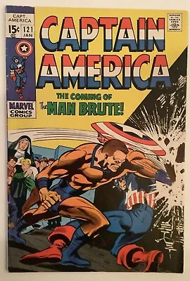 Buy Captain America #121 ~ 1970 Marvel ~ Lots Of Pics ~ Fine Plus Condition  • 12.25£