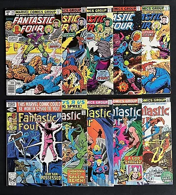 Buy Fantastic Four Lot Of 10 Marvel Comics #206-208, 210, 212, 222, 223-226 FN-VF • 19.79£