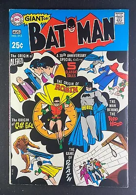 Buy Batman (1940) #213 FN/VF (7.0) Giant (G-61) Origin Robin • 43.37£