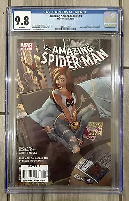 Buy Amazing Spider-Man #601 2009 CGC 9.8 White Pages! • 527.11£