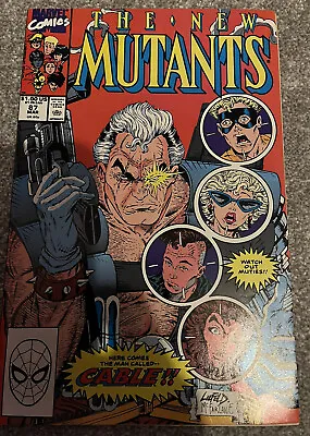 Buy New Mutants #87, 1990. First Full Appearance Of Cable. Mega Key! • 65£
