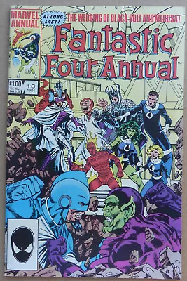 Buy Fantastic Four Annual #18, Great Cover Art, High Grade Vf+ / Vf/nm. • 4.95£