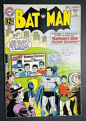 Buy Batman #151 Dc Comics 1961 Vf- New Secret Identity - Silver Age! Excellent!!!! • 63.24£