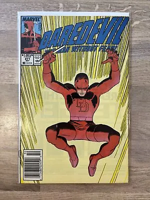 Buy Marvel Comics Daredevil The Man Without Fear  #271 1989 Newsstand Variant • 12.99£