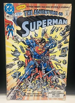 Buy ADVENTURES OF SUPERMAN #468 Comic , Dc Comics • 2.21£