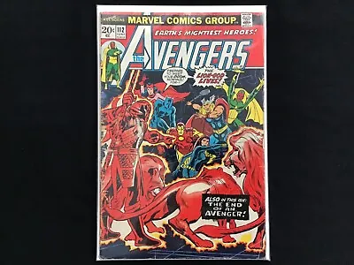 Buy AVENGERS #112 Lot Of 1 Marvel Comic Book - 1st Mantis, Lion-God - BV $46! • 24.11£