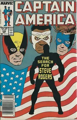 Buy 1987 Marvel - Captain America # 336 - Search For Steve Rogers - Great Condition • 3.16£
