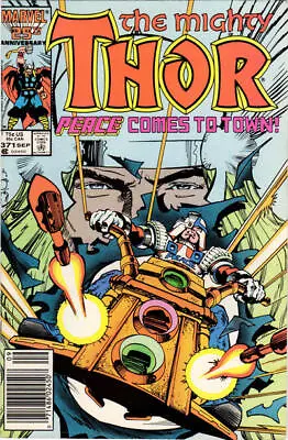 Buy Thor #371 (Newsstand) VG; Marvel | Low Grade - 1st Appearance Justice Peace - We • 12.78£