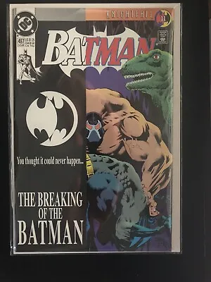 Buy Batman 497 Dc 1993. Bane Breaks Batman's Back. Key Issue Excellent Condition • 20£