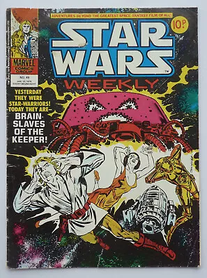 Buy Star Wars Weekly #49 - Marvel Comics Group UK 10 January 1979 VG 4.0 • 7.25£
