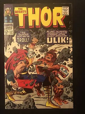 Buy Thor 137 7.5 Mylite 2 Double Boarded 1967 1st Ulik Marvel Ln • 47.96£