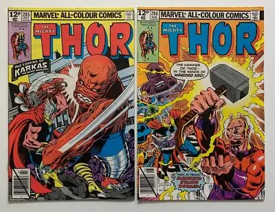 Buy Thor #285 & #286. (Marvel 1979) 2 X VF+/- Condition Bronze Age Issues. • 14.50£