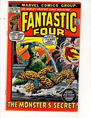 Buy Fantastic Four #125-1972(this Book Has Minor Restoration See Description) • 14.07£