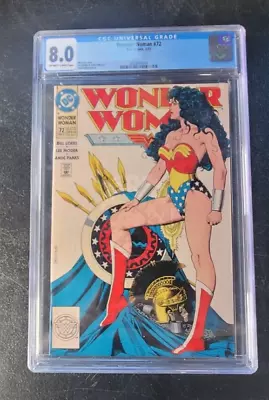 Buy Wonder Woman #72 Direct Edition CGC 8.0 From 1993! DC Classic Bolland D35 • 78.84£