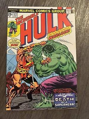 Buy The Incredible Hulk #177 VF+ Beauty Adam Warlock Marvel Comics 1974 • 36.49£