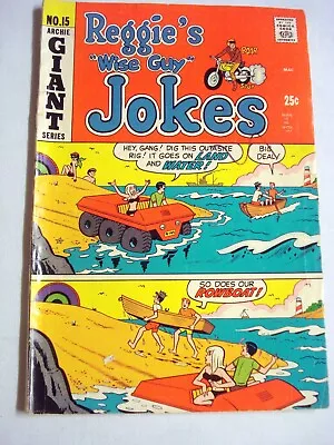 Buy Reggie's Jokes Giant #15  1970 Good+ Beach Boating Cover Archie Comics • 6.37£