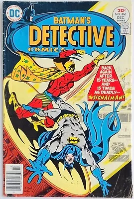 Buy Detective Comics #466 (1976) Vintage Key 1st Appearance Of Modern Age Signalman  • 10.33£