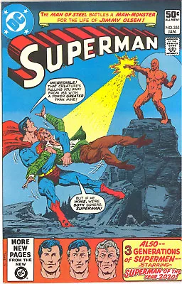Buy SUPERMAN 355-366 - Complete 1981 VOLUME- 12 ISSUES - DC COMICS *FREE UK POSTAGE* • 55£