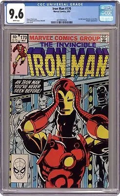Buy Iron Man #170 CGC 9.6 1983 4259565004 • 65.82£