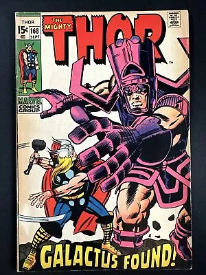 Buy The Mighty Thor #168 Vintage Marvel Comics Silver Age 1st Print 1969 Good *A2 • 31.97£