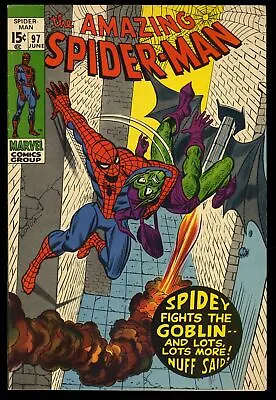 Buy Amazing Spider-Man #97 VF/NM 9.0 Drug Issue! Green Goblin! No CCA! Marvel 1971 • 139.09£