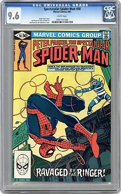 Buy Spectacular Spider-Man Peter Parker #58 CGC 9.6 1981 0931141006 • 38.65£