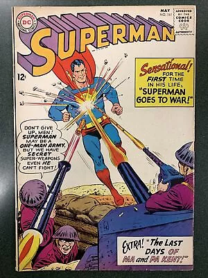 Buy Superman #161 (DC, 1963) Supergirl Appearance Curt Swan VG • 31.61£
