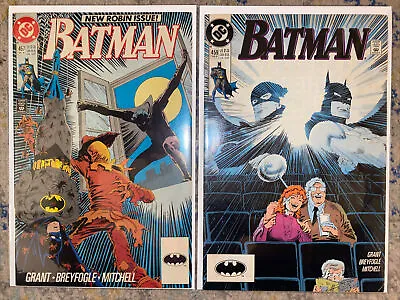 Buy Batman #457 459 Lot  / 2 DC Comics 1990 - 1991 • 5.60£