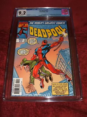 Buy Deadpool 11 1997 Cgc 9.2  White Pages Amazing Fantasy 15 Homage • 149.99£