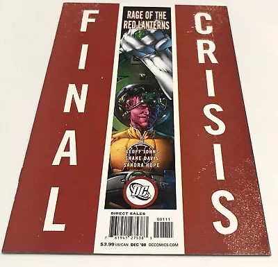 Buy Final Crisis Rage Of The Red Lanterns #1 VFNM 2008 1st Dex Starr 1st Atrocitus • 5.13£