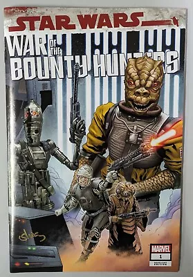 Buy Star Wars: War Of The Bounty Hunters #1 - Will Sliney Signed Variant 2021 • 9.99£