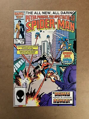 Buy The Spectacular Spider-Man #118 Sep 1986 - Vol.1 - Direct Edition - (1030A) • 4.08£