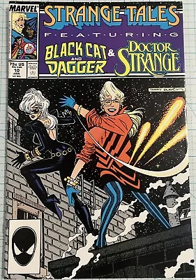 Buy Strange Tales #10 NM- Terry Austin Cover Black Cat 1988 Doctor Strange Marvel • 7.88£