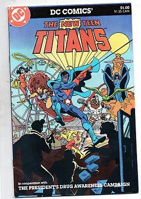 Buy DC New Teen Titans Rare Comic Mid FN/VF 7.0 Bag Board President Drug Awareness • 6.99£