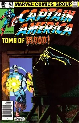 Buy Captain America (1st Series) #253 (Newsstand) GD; Marvel | Low Grade - John Byrn • 7.01£