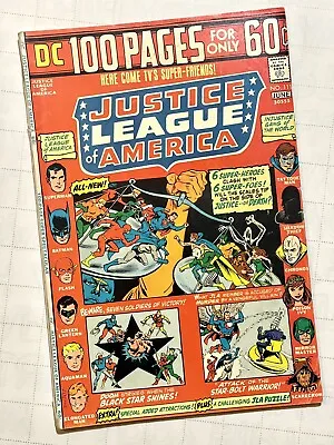Buy Justice League Of America #111 100 Pages Bronze Age DC Comics Fine Grade • 18.16£