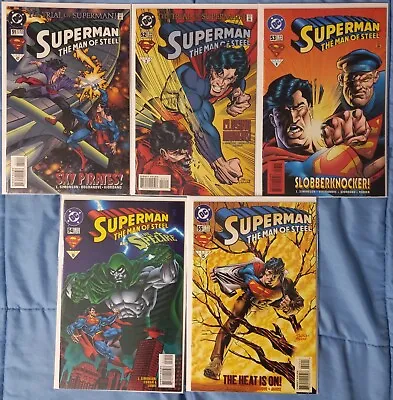 Buy Superman The Man Of Steel (1991) #51,52,53,54,55 NM • 8£