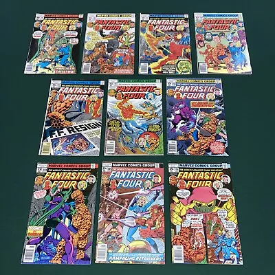 Buy Fantastic Four #187 - #196, 1977 Stan Lee, Wolfman; Doom, Namor, Watcher, Diablo • 62.59£