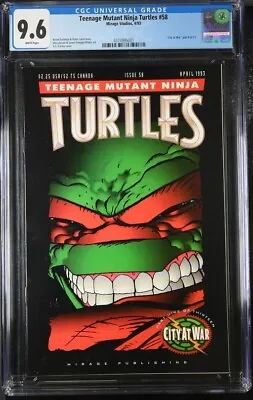 Buy Teenage Mutant Ninja Turtles #58 CGC 9.6 • 147.91£
