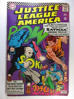 Buy Justice League Of America #46 Solomon Grundy, VG-, 3.5 (C), OW Pages • 10.72£