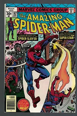 Buy Marvel Comics Spiderman 167 VFN- 7.5 1977 Spidey Slayer  • 23.99£