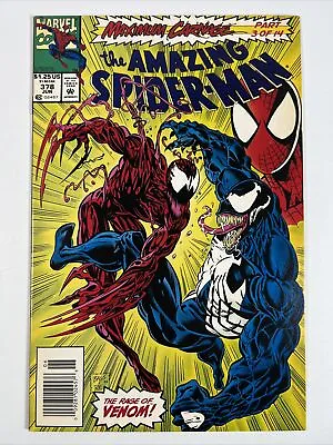 Buy Amazing Spider-Man #378 (1993) Maximum Carnage ~ Newsstand | Marvel Comics • 12.78£