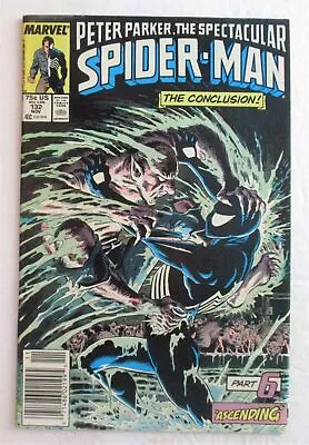 Buy Peter Parker The Spectacular Spider-man #132 Nov 1987 Part 6 Marvel Vermin.nice • 14.15£